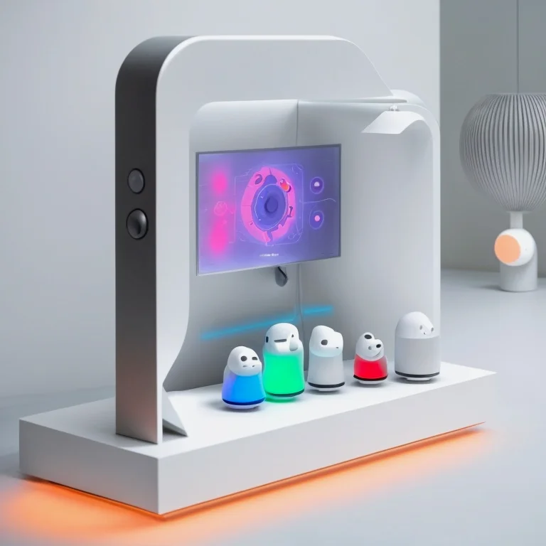 Kind spielt mit interaktivem Spielzeug von PlayMaxIQ