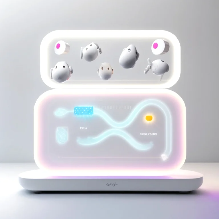 Kind spielt mit interaktivem Spielzeug von PlayMaxIQ