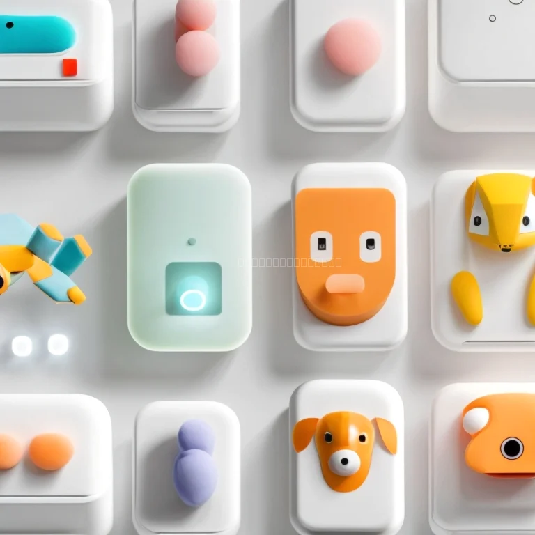 Kinder spielen mit KI-Spielzeug